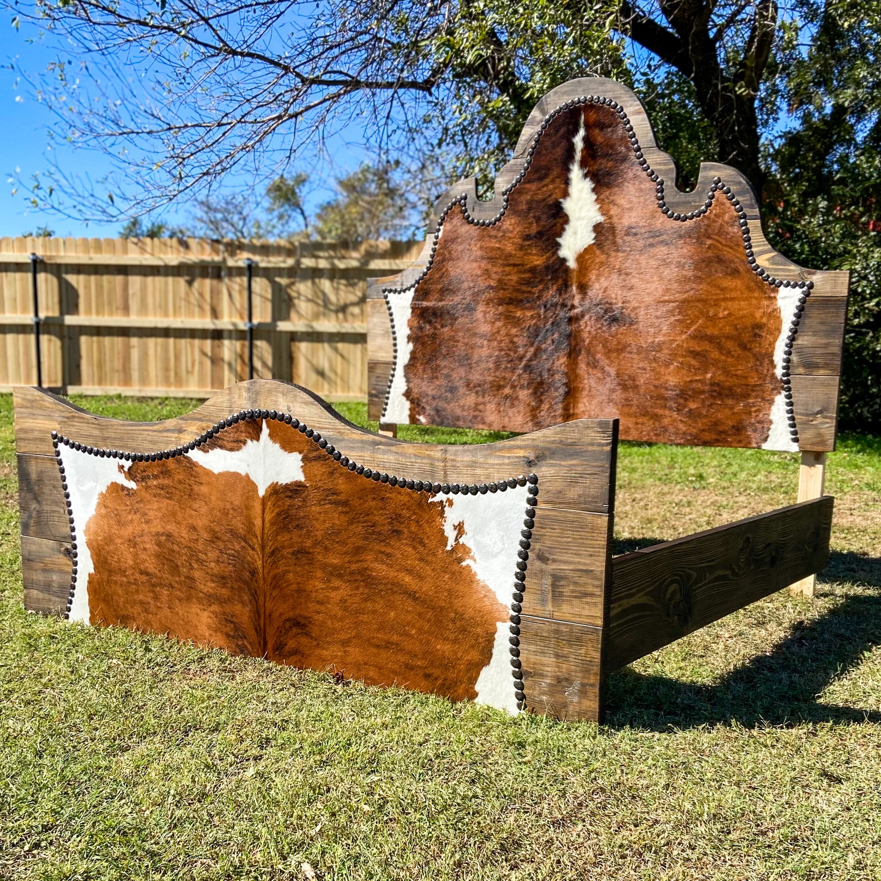 Cowhide Headboard (Headboard only) DEPOSIT Red Dirt Revivals