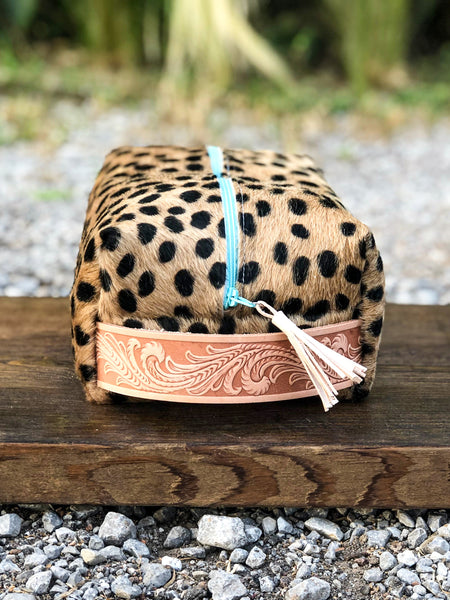 Cheetah print Cowhide Makeup Bag – Red Dirt Revivals